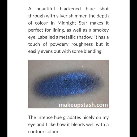 76 Midnight Star Metallic Ester Pure Color Eyeshadow Pan - Picture 7 of 10